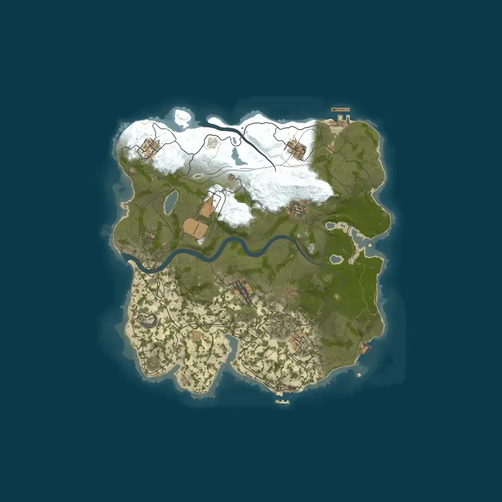 Map of [NA] Winterust - 10x | No BPs | Kits | Events | Mini