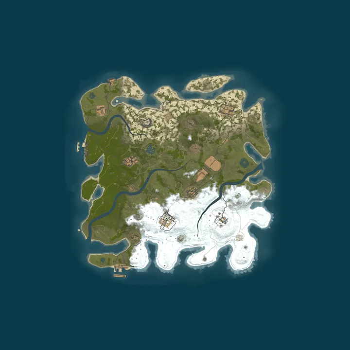 Map of RUX 2x Solo/Duo/Trio/Quad Full Wiped