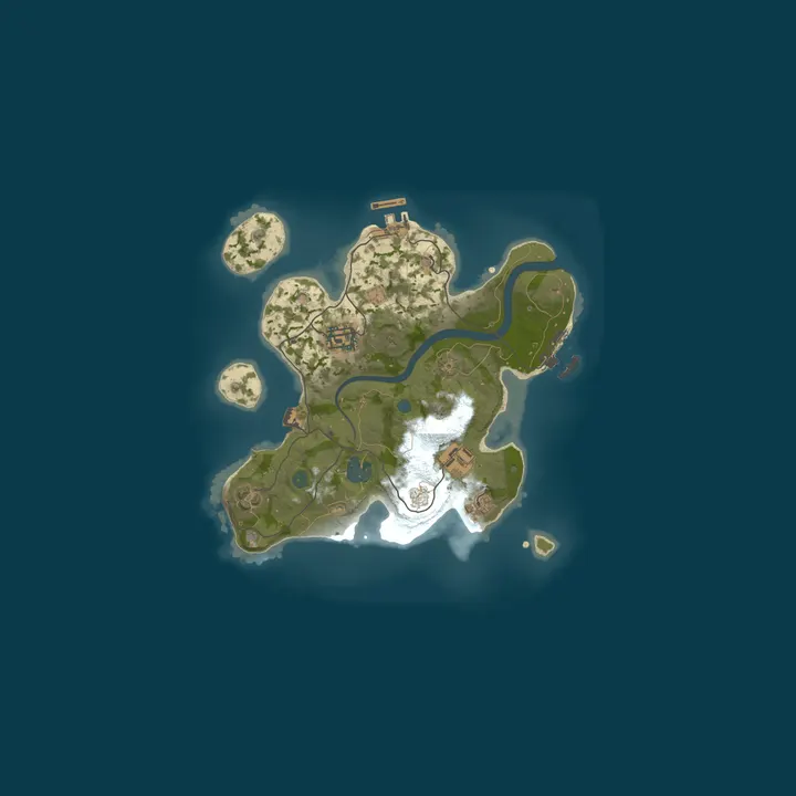 Map of Test server Neon Rust